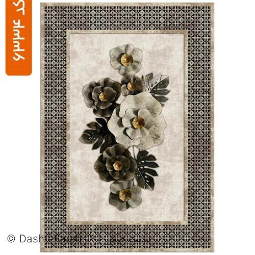 فرشینه طرح گل شان کد 6334