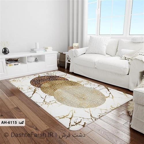 فرشینه کلاسیک طرح قو سفید کد 6115