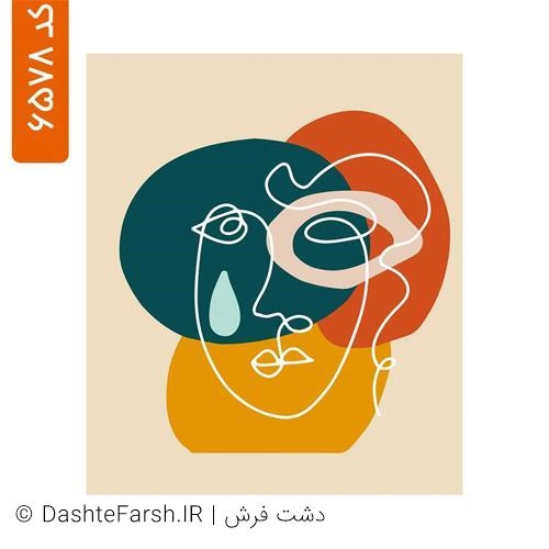 روفرشی کشدار طرح هورانه کد 6578