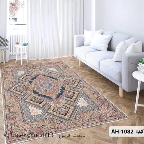 فرشینه کلاسیک طرح لوزی کد 1082